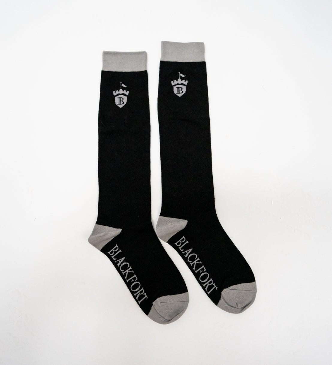 Black & Mushroom Blackfort Socks