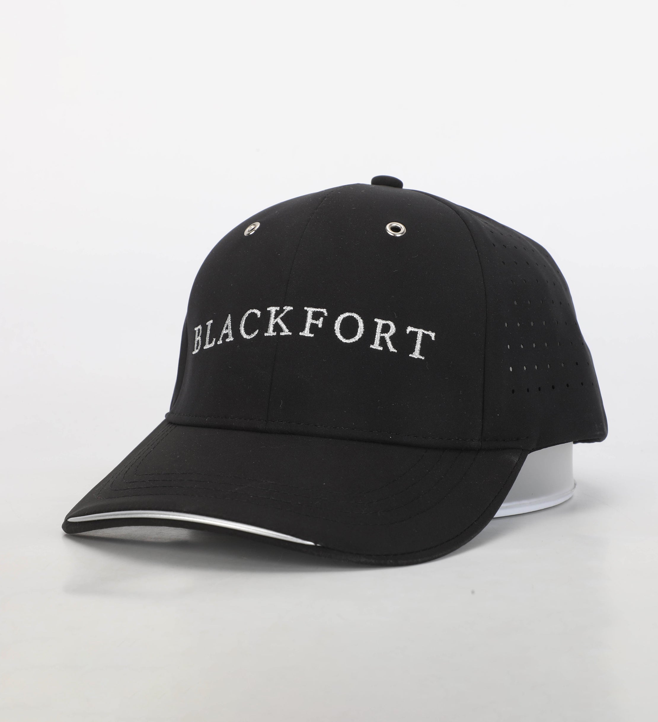 Blackfort Equestrian baseball cap hat black silver