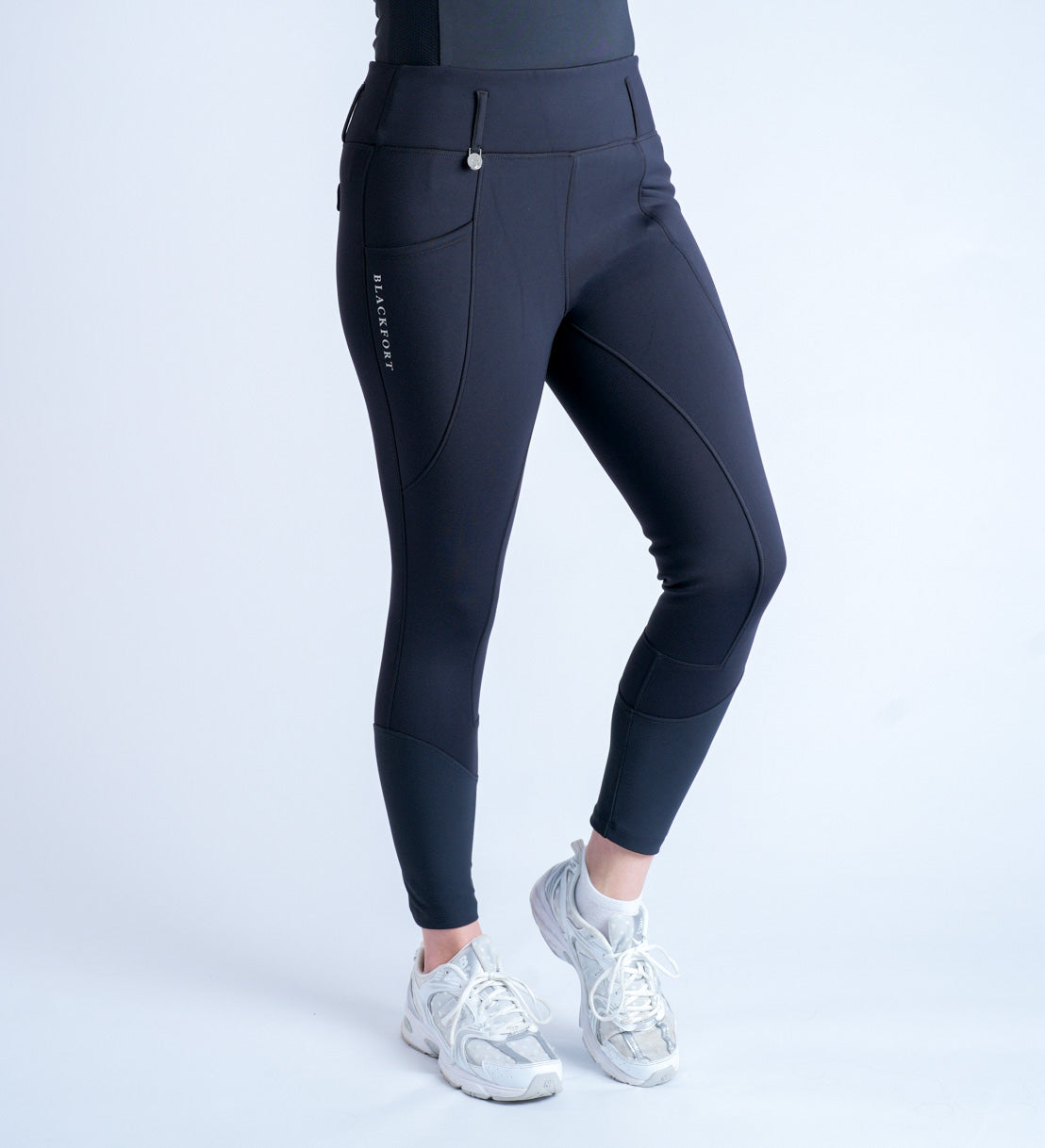 Black Non Silicone Thermafleece Winter Breggings 2.0