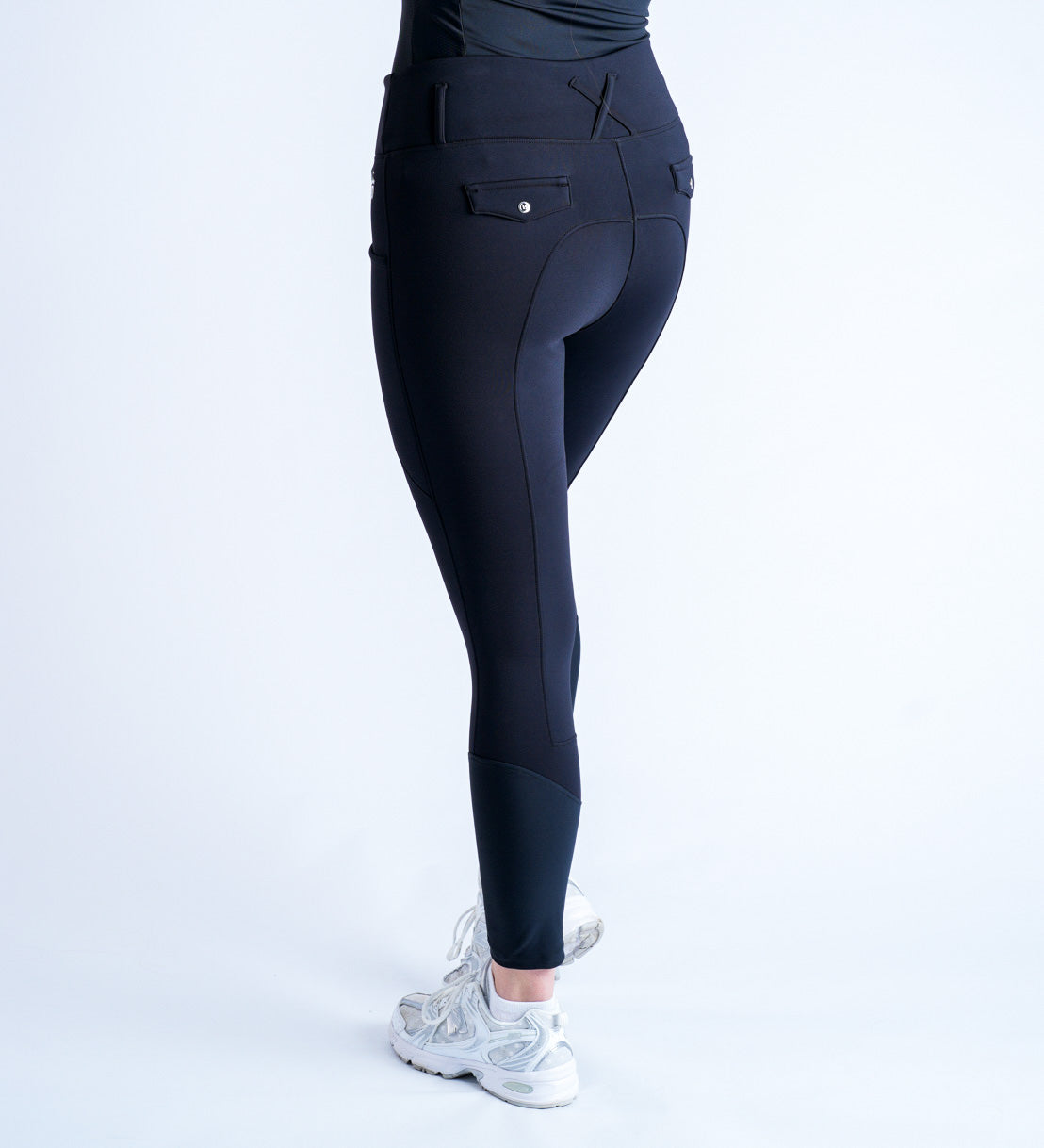 Black Non Silicone Thermafleece Winter Breggings 2.0