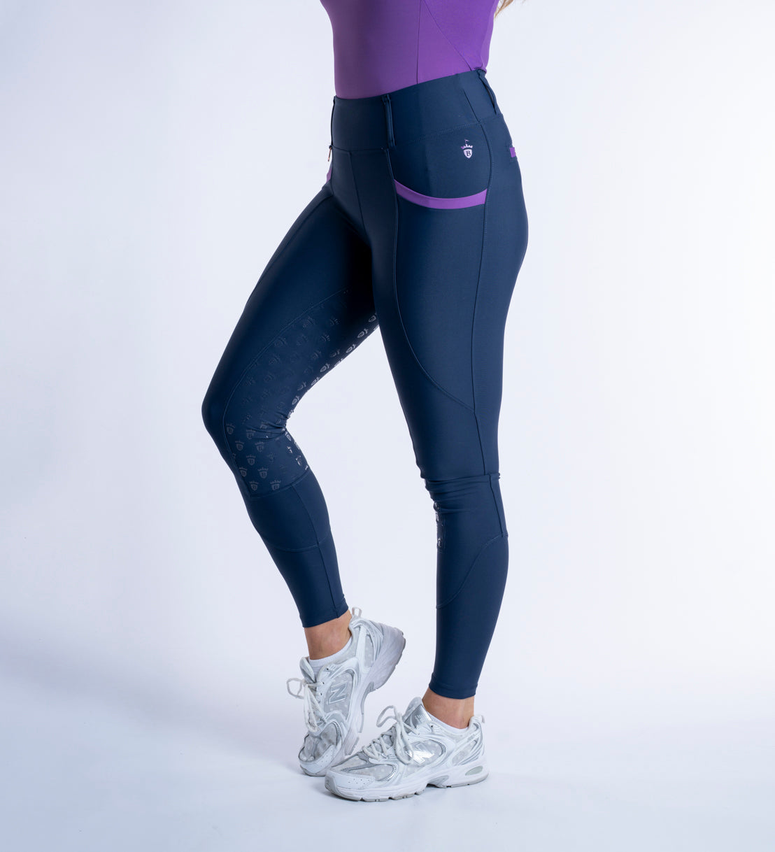 Navy / Bluebell Training Tights 3.0