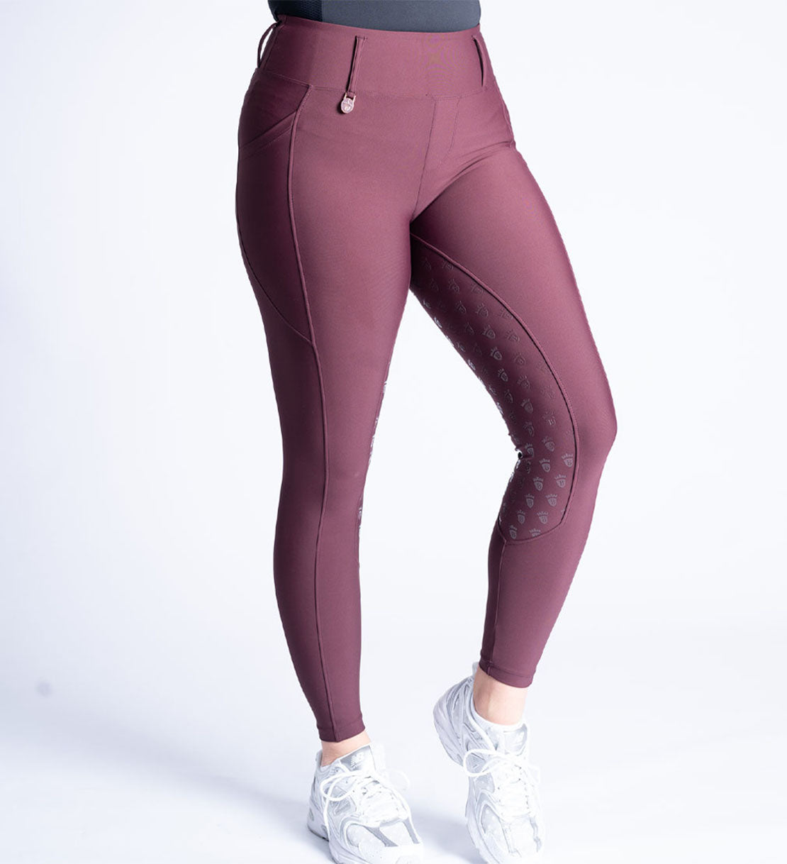 Burgundy & Rose Gold Riding Breggings