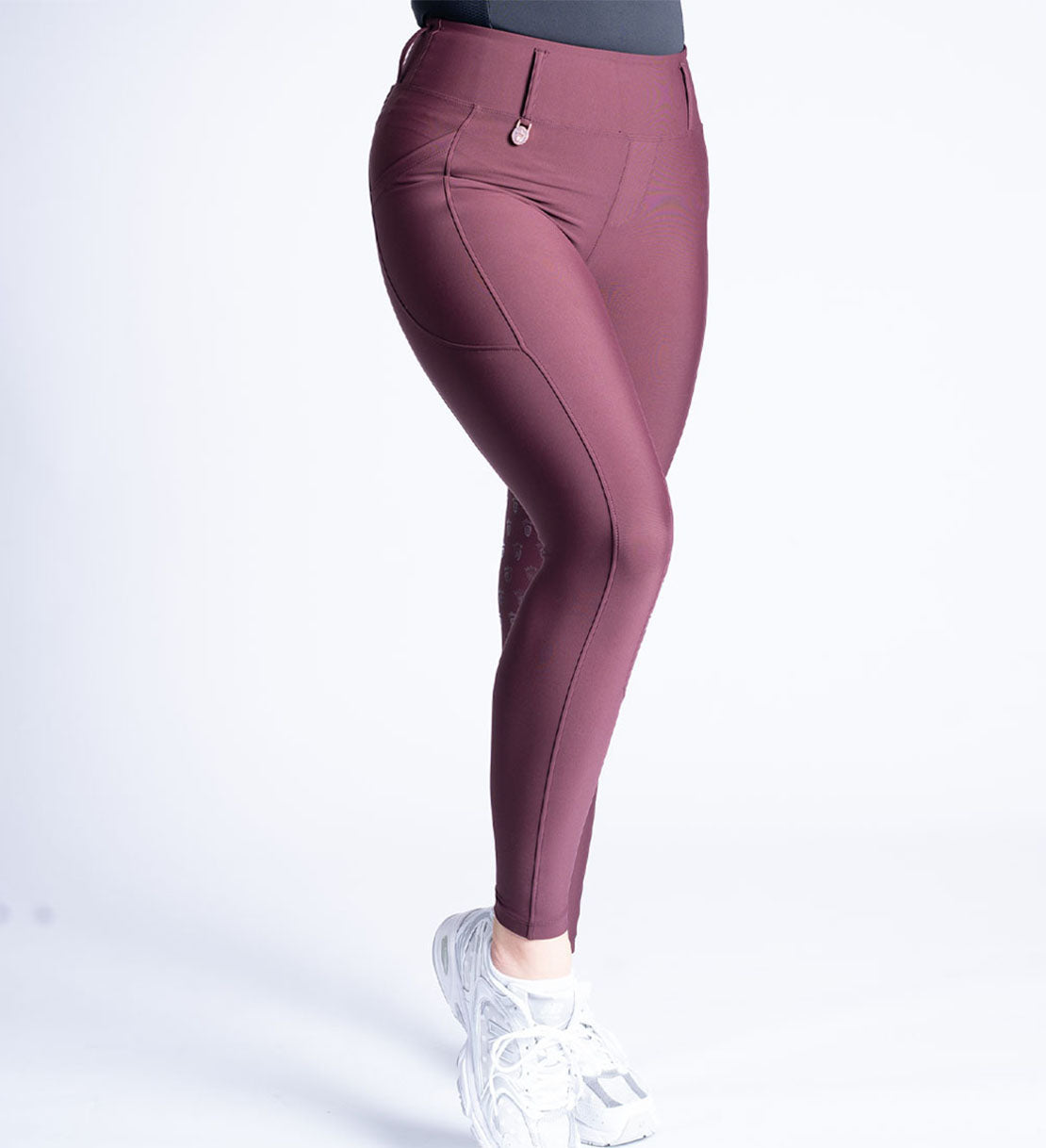 Burgundy & Rose Gold Riding Breggings