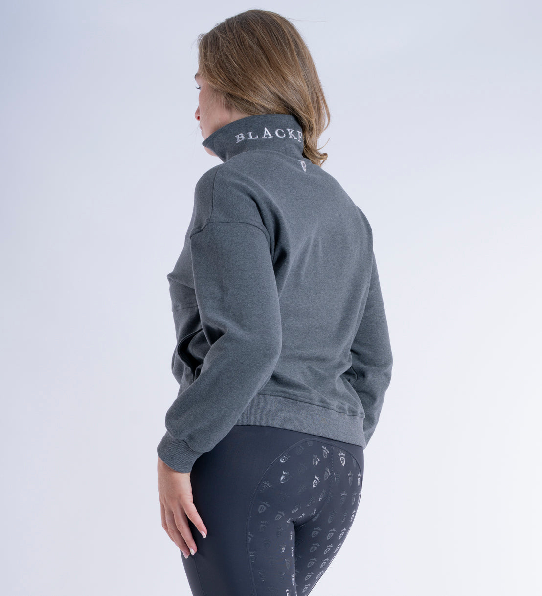 Ella Quarter Zip Grey