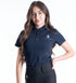 Blackfort Equestrian navy black silver buttons polo shirt t-shirt