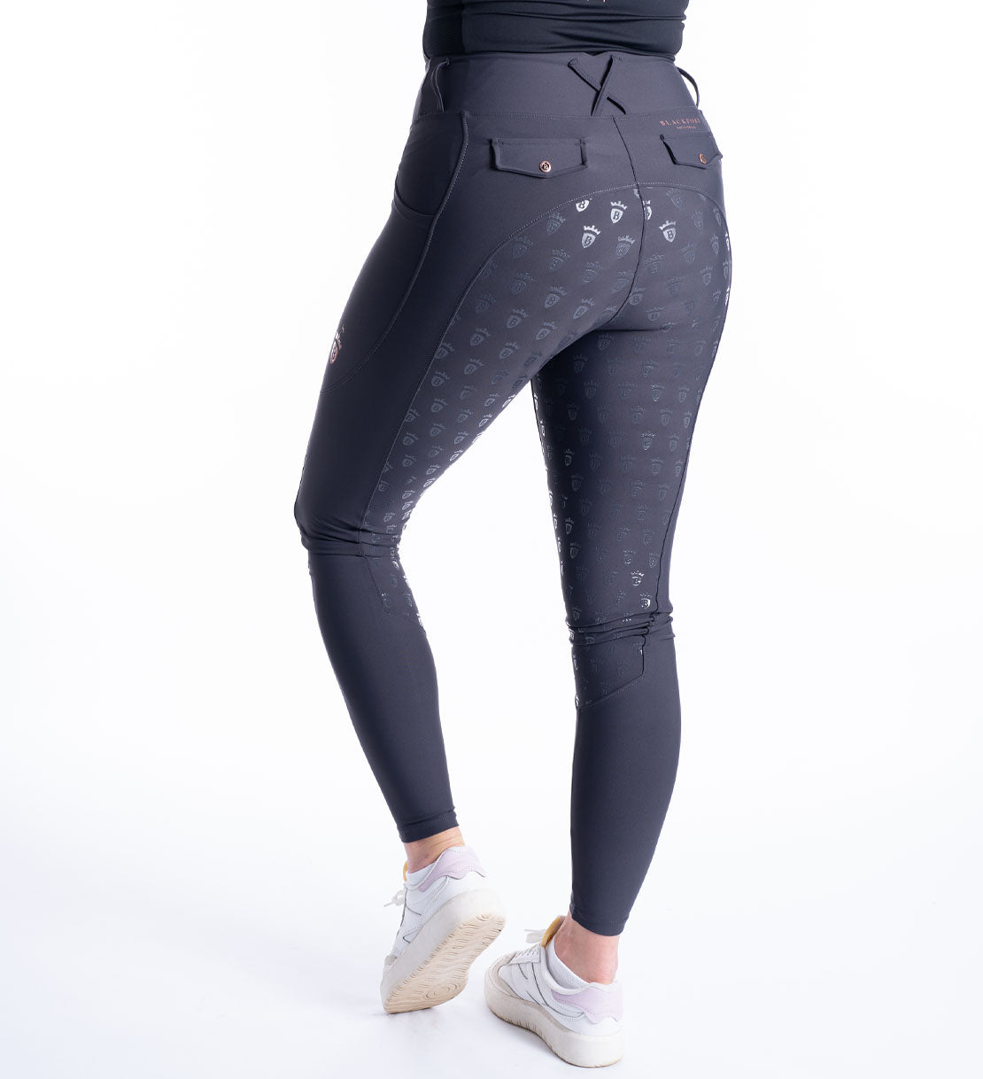 Grey & Rose Gold Riding Breggings