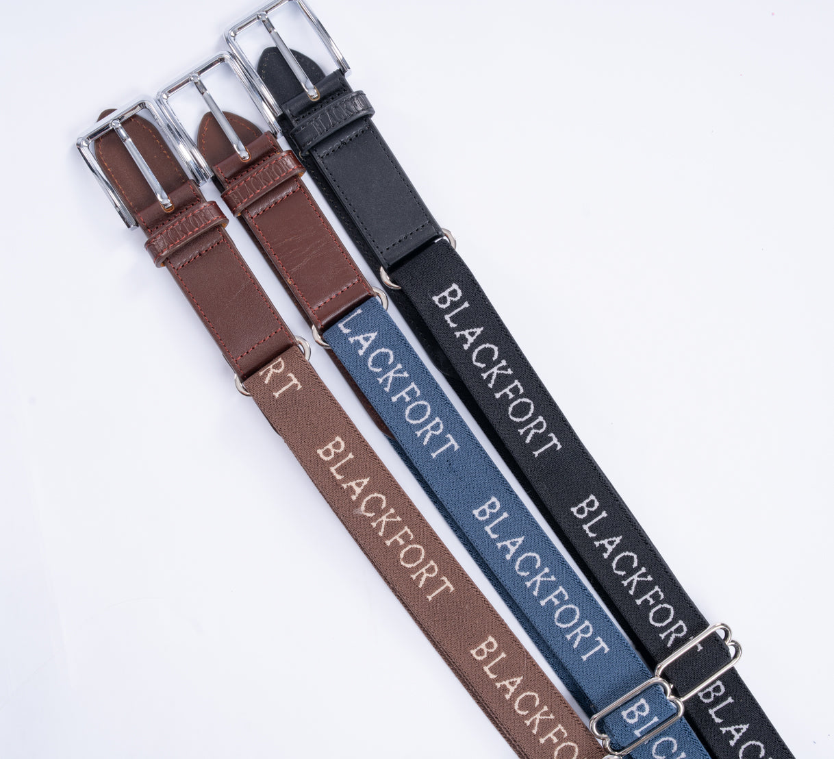 Blackfort Navy / Tan Leather Signature Belt