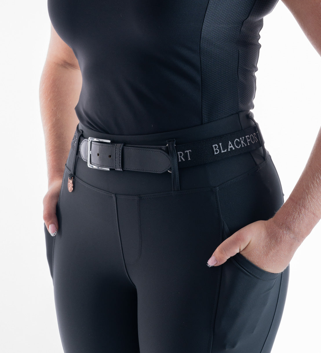 Blackfort Black Leather Signature Belt