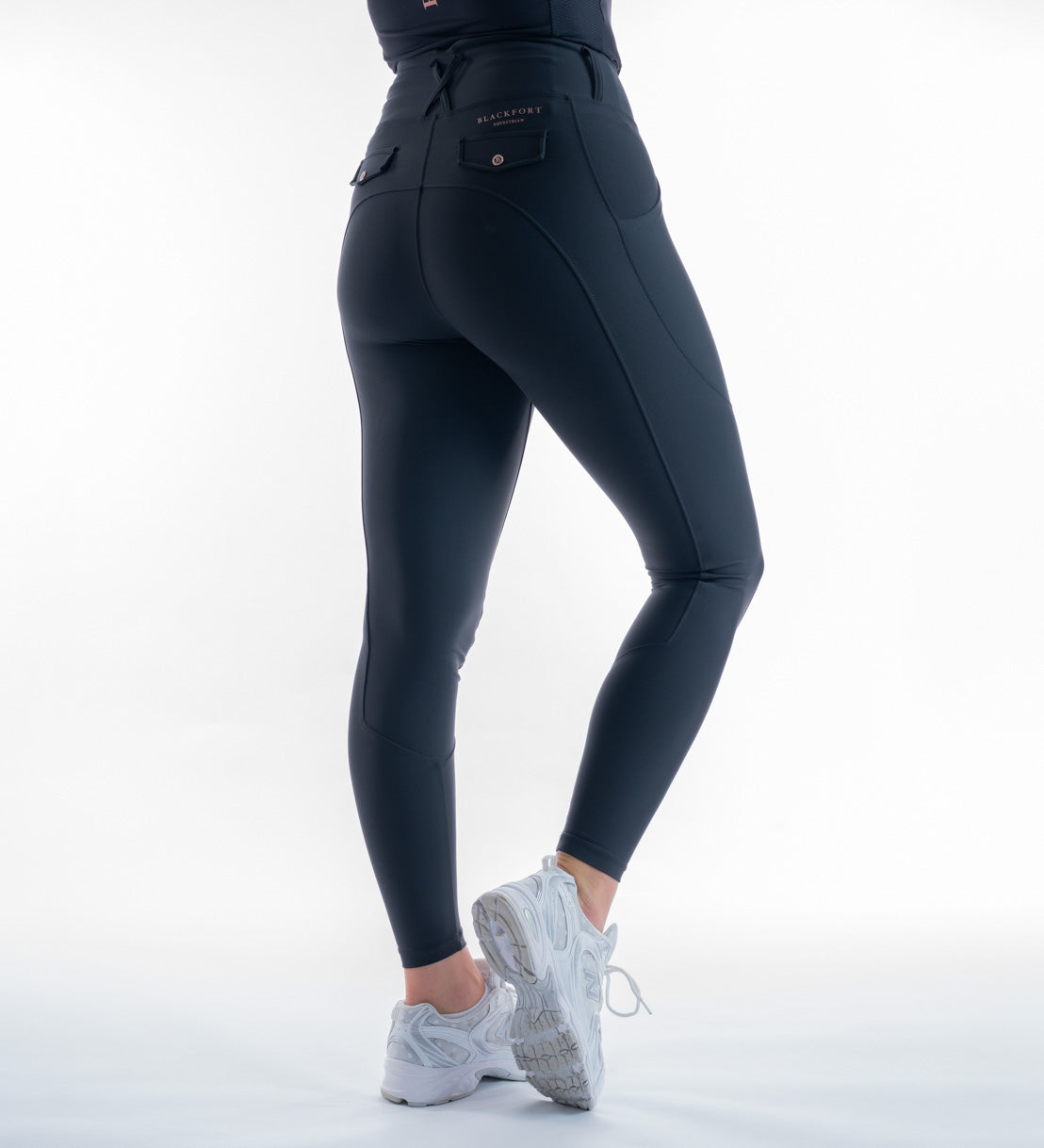 Black Non Silicone Riding Breggings