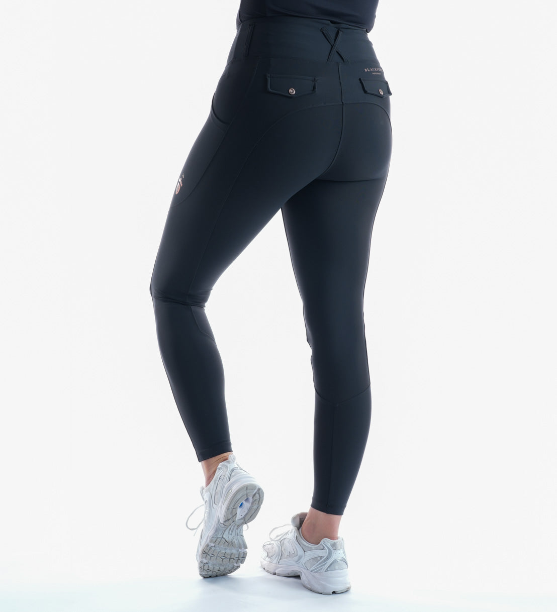 Black Non Silicone Riding Breggings