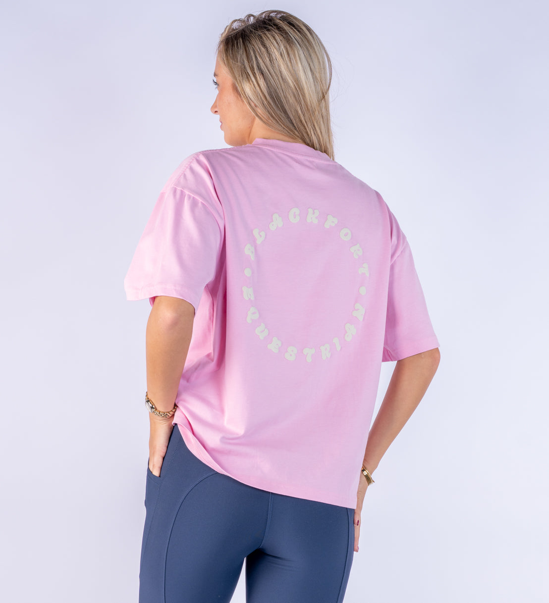 Pink Oversized T Shirt - Round the World