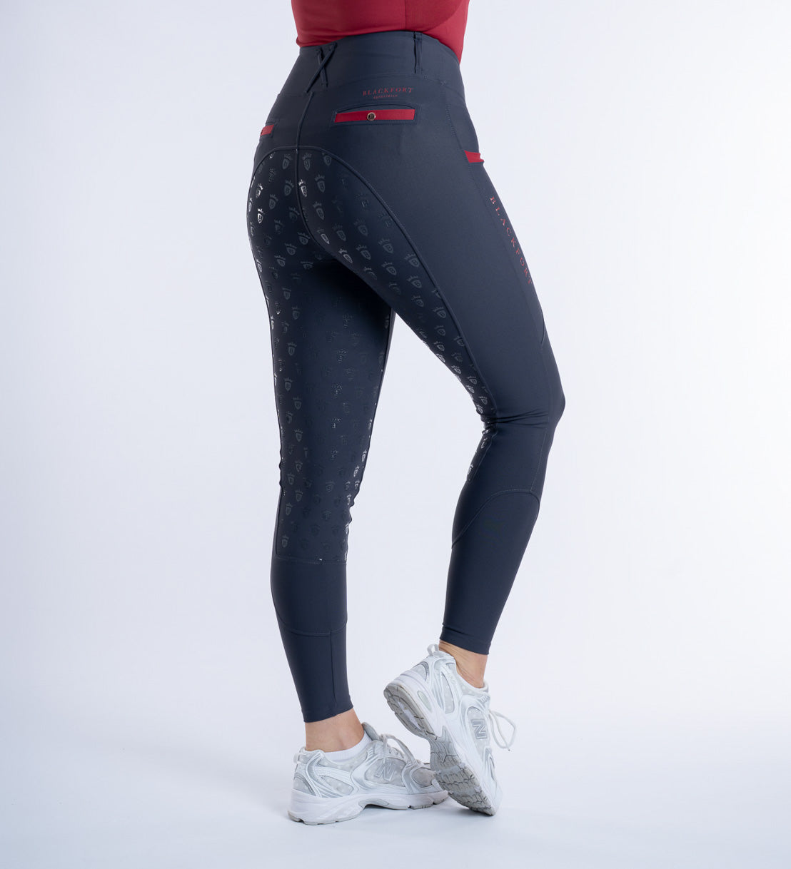 Grey / Pomegranate Training Tights 3.0