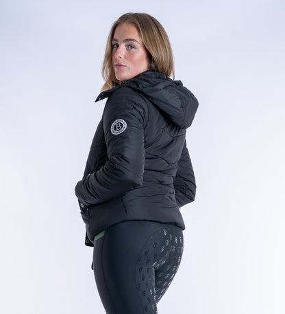 Olivia Black Puffer Coat Short
