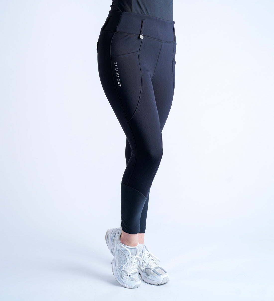 Black Non Silicone Thermafleece Winter Breggings 2.0