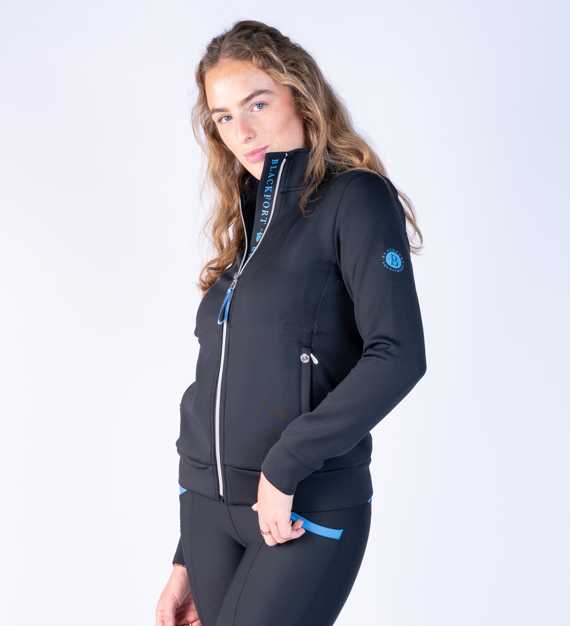 Jenny Black &amp; Glacier Zip Up