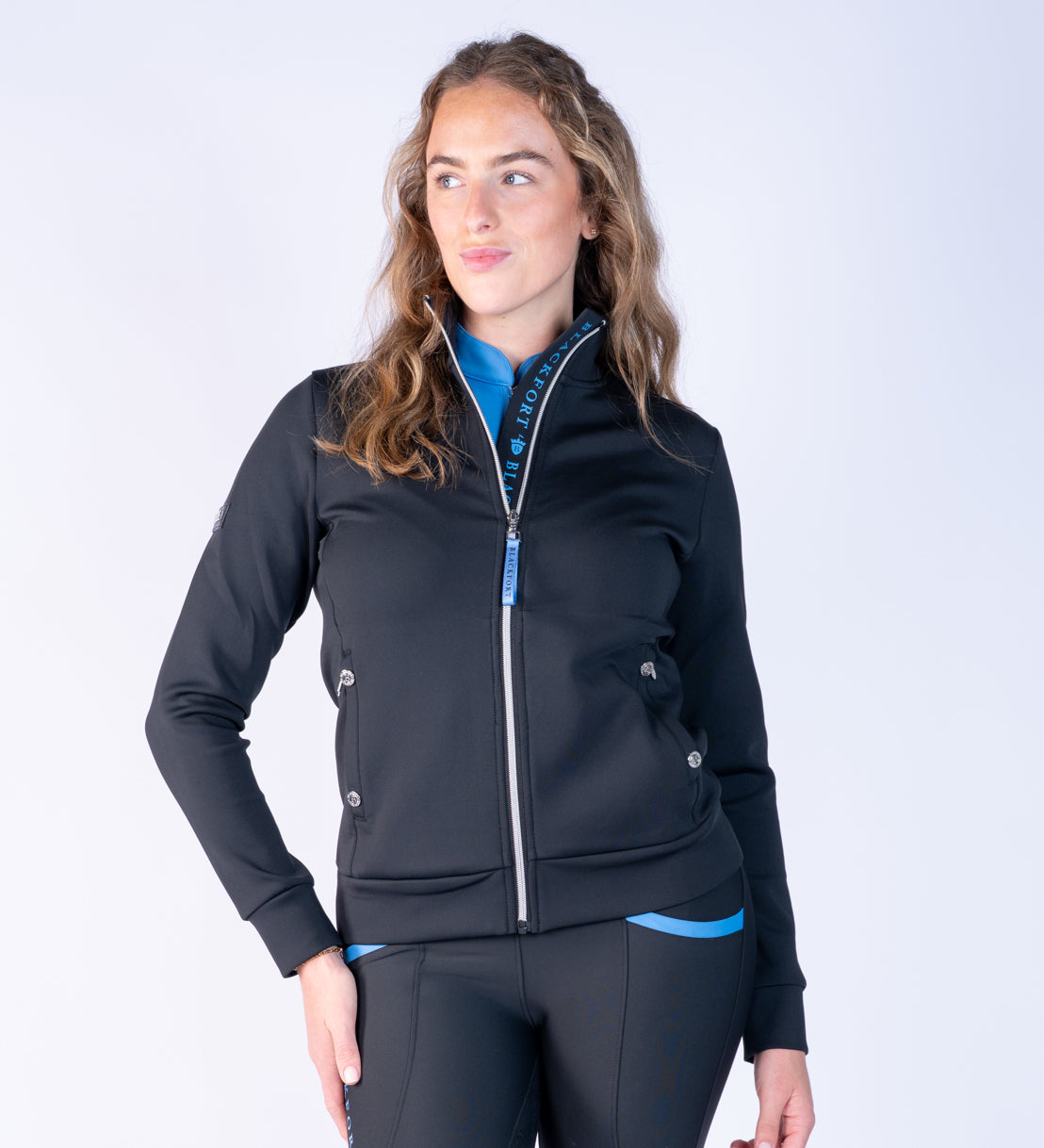 Jenny Black &amp; Glacier Zip Up