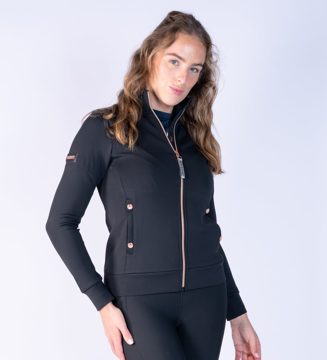 Jenny Black &amp; Rose Zip Up