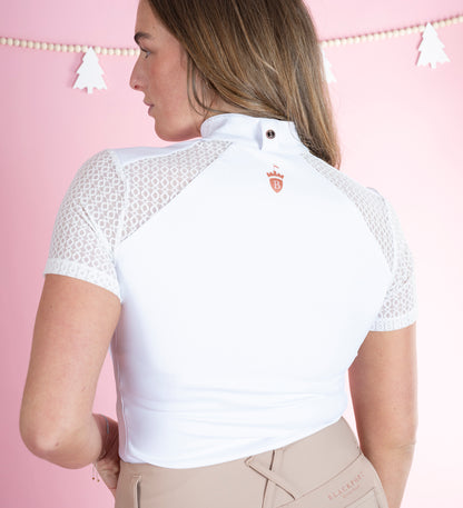 Isla - Lace White Show Shirt