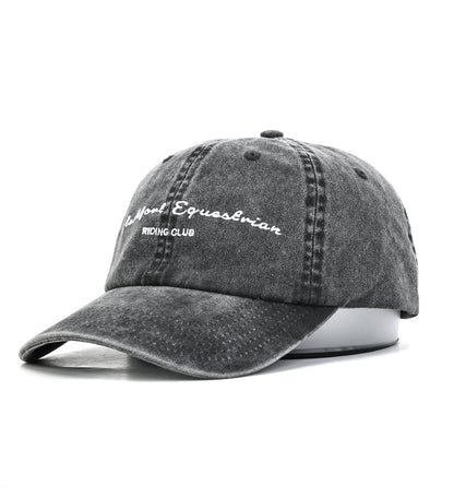 Black Washed Denim - Blackfort Riding Club Baseball Cap