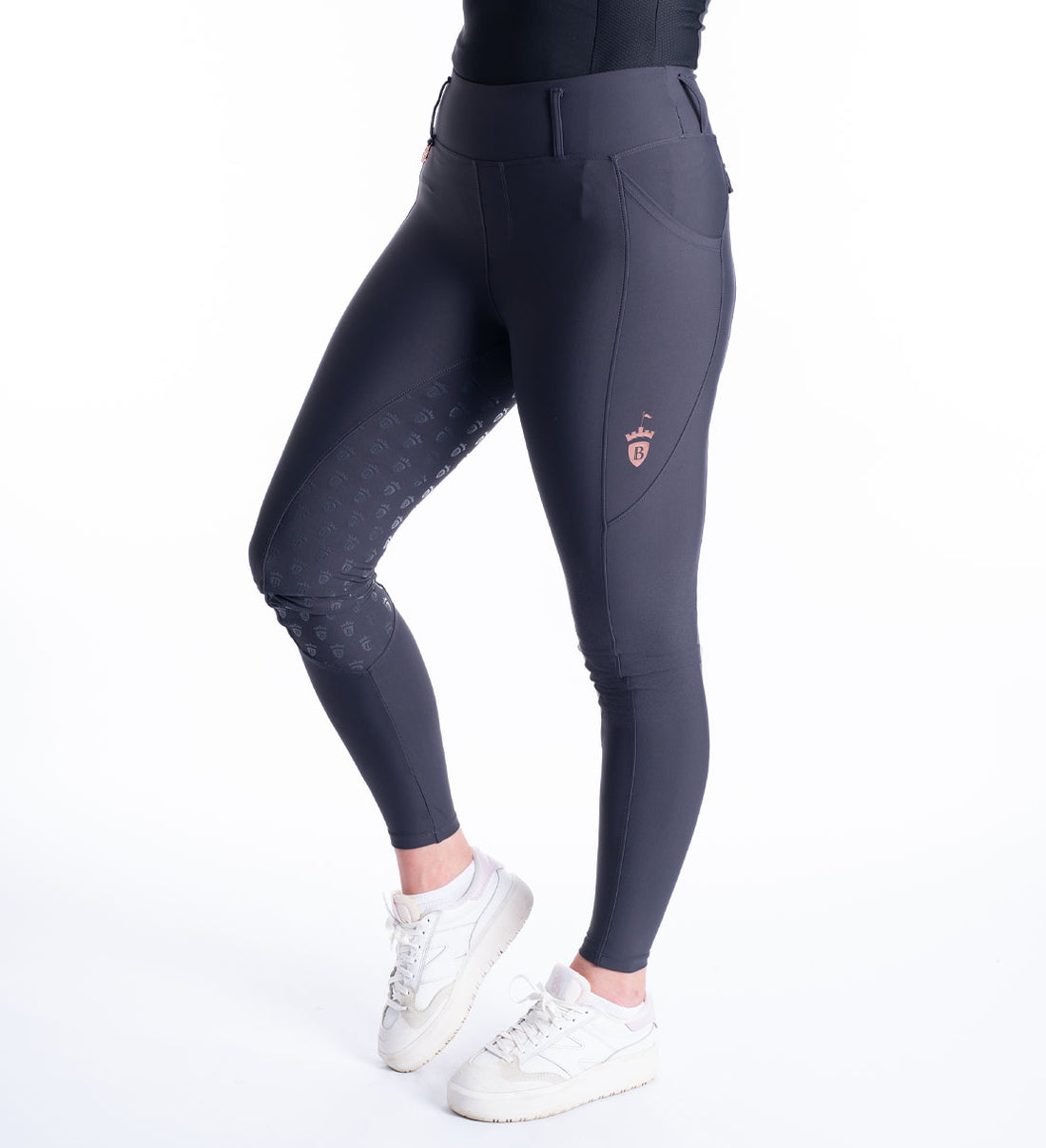 Grey & Rose Gold Riding Breggings