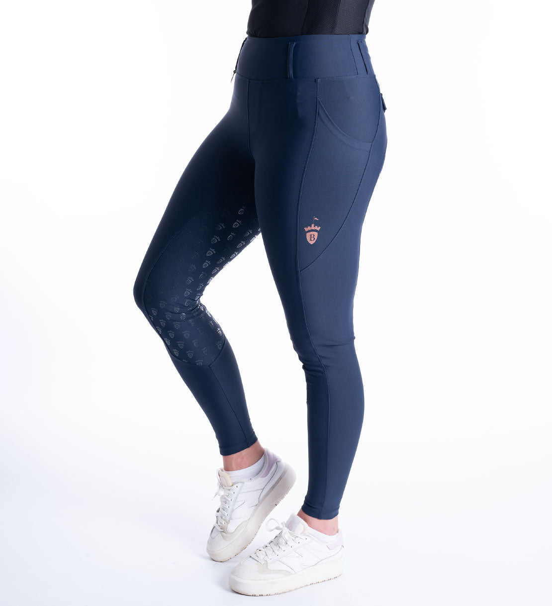 Navy &amp; Rose Gold Riding Breggings