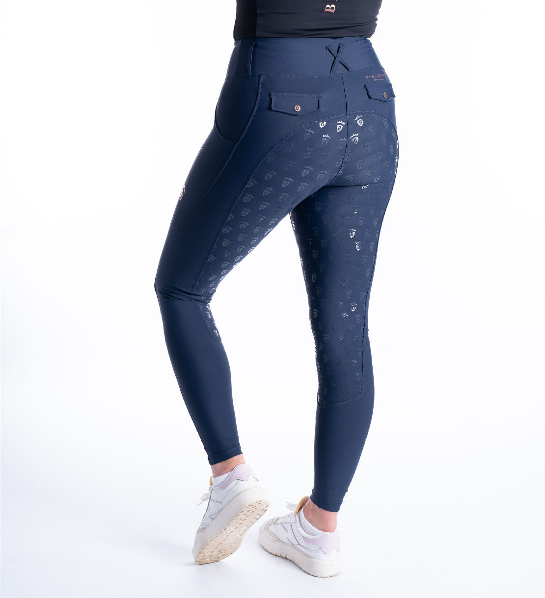 Navy &amp; Rose Gold Riding Breggings