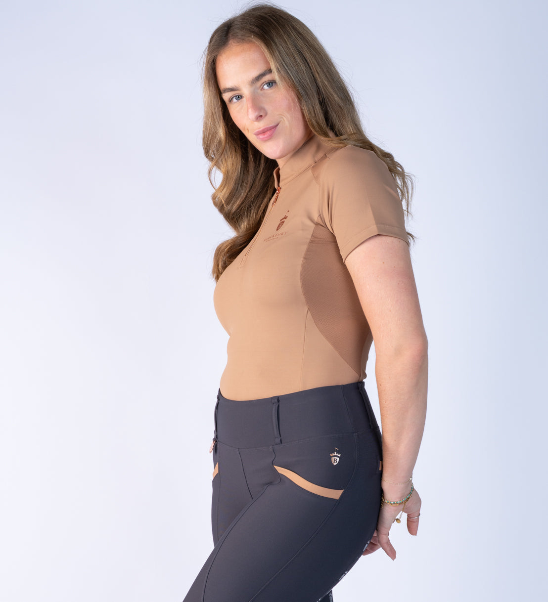 Caramel Cool Mesh Base Layer - Short Sleeve