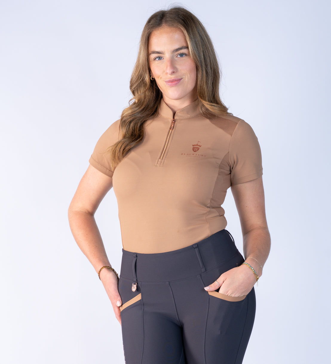 Caramel Cool Mesh Base Layer - Short Sleeve