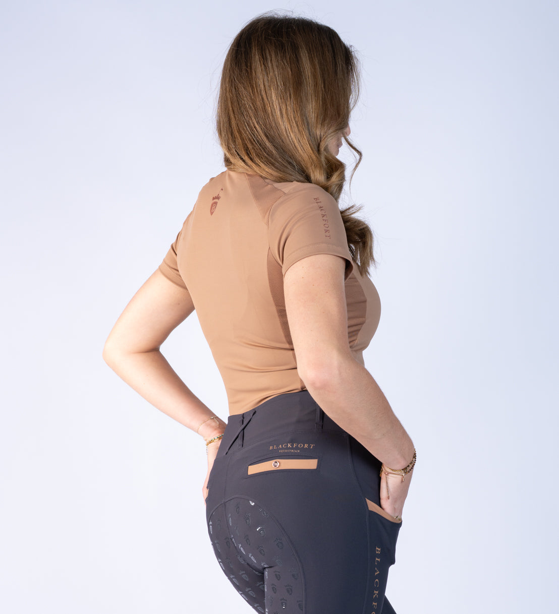 Caramel Cool Mesh Base Layer - Short Sleeve