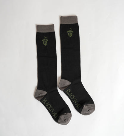 Black &amp; Forest Blackfort Equestrian Socks