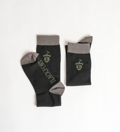 Black &amp; Forest Blackfort Equestrian Socks