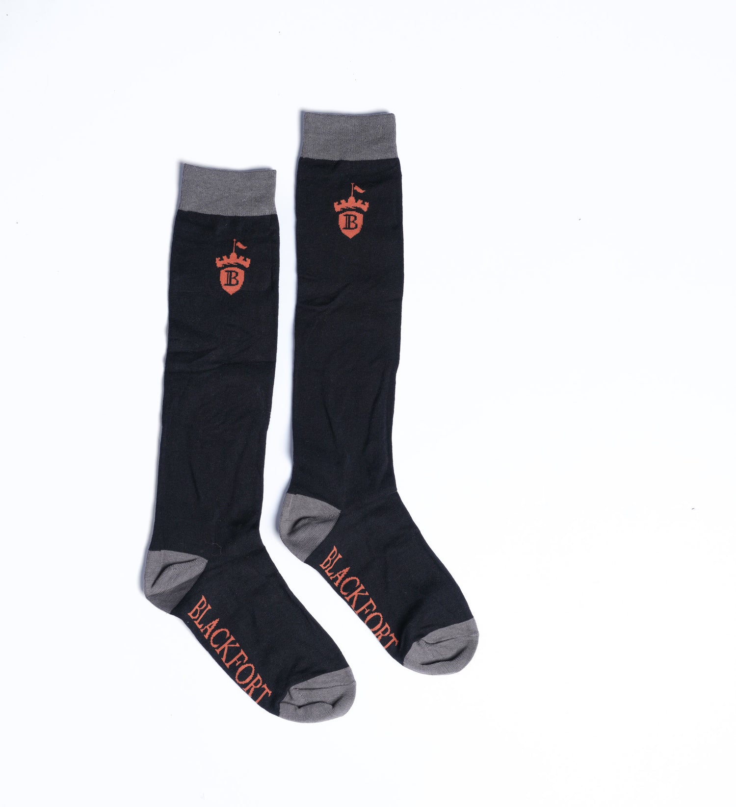 Black &amp; Rust Blackfort Equestrian Socks