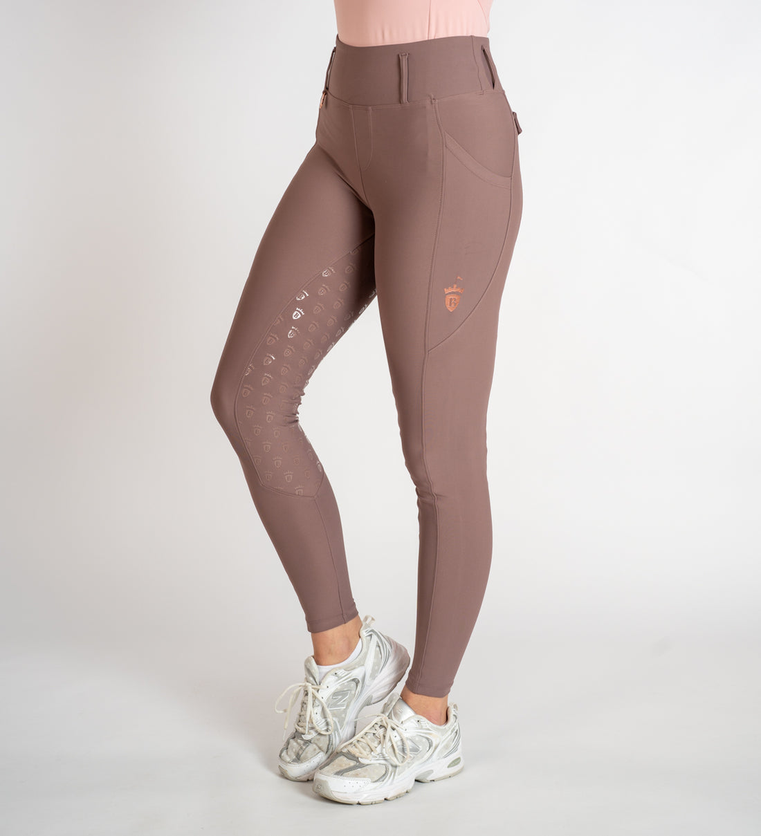Mocha &amp; Rose Gold Riding Breggings