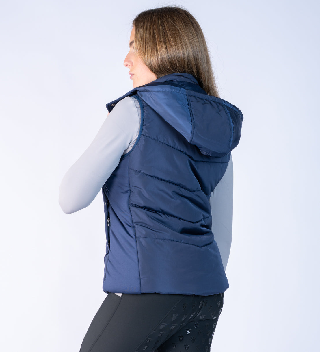 Amara Navy Puffer Gilet