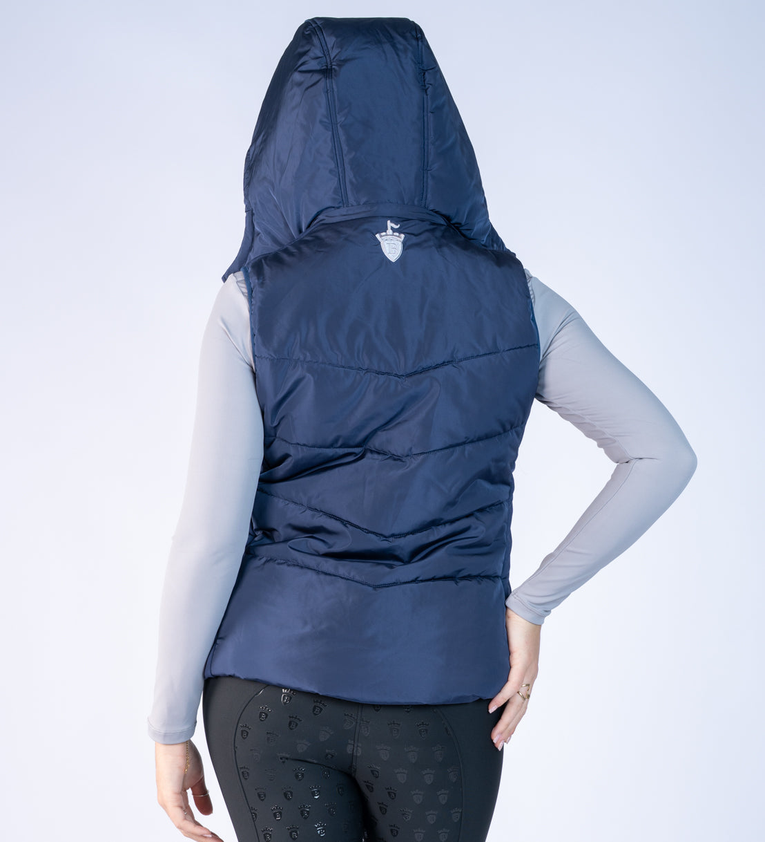 Amara Navy Puffer Gilet
