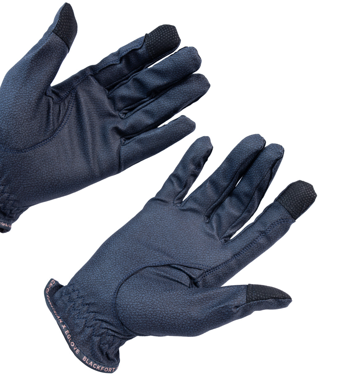 Navy &amp; Rose Gold GripPro Elite Riding Glove