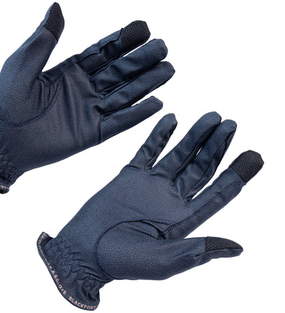 Navy &amp; Rose Gold GripPro Elite Riding Glove