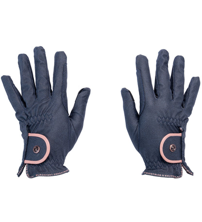 Navy &amp; Rose Gold GripPro Elite Riding Glove