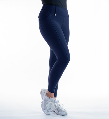Navy Non Silicone Riding Breggings