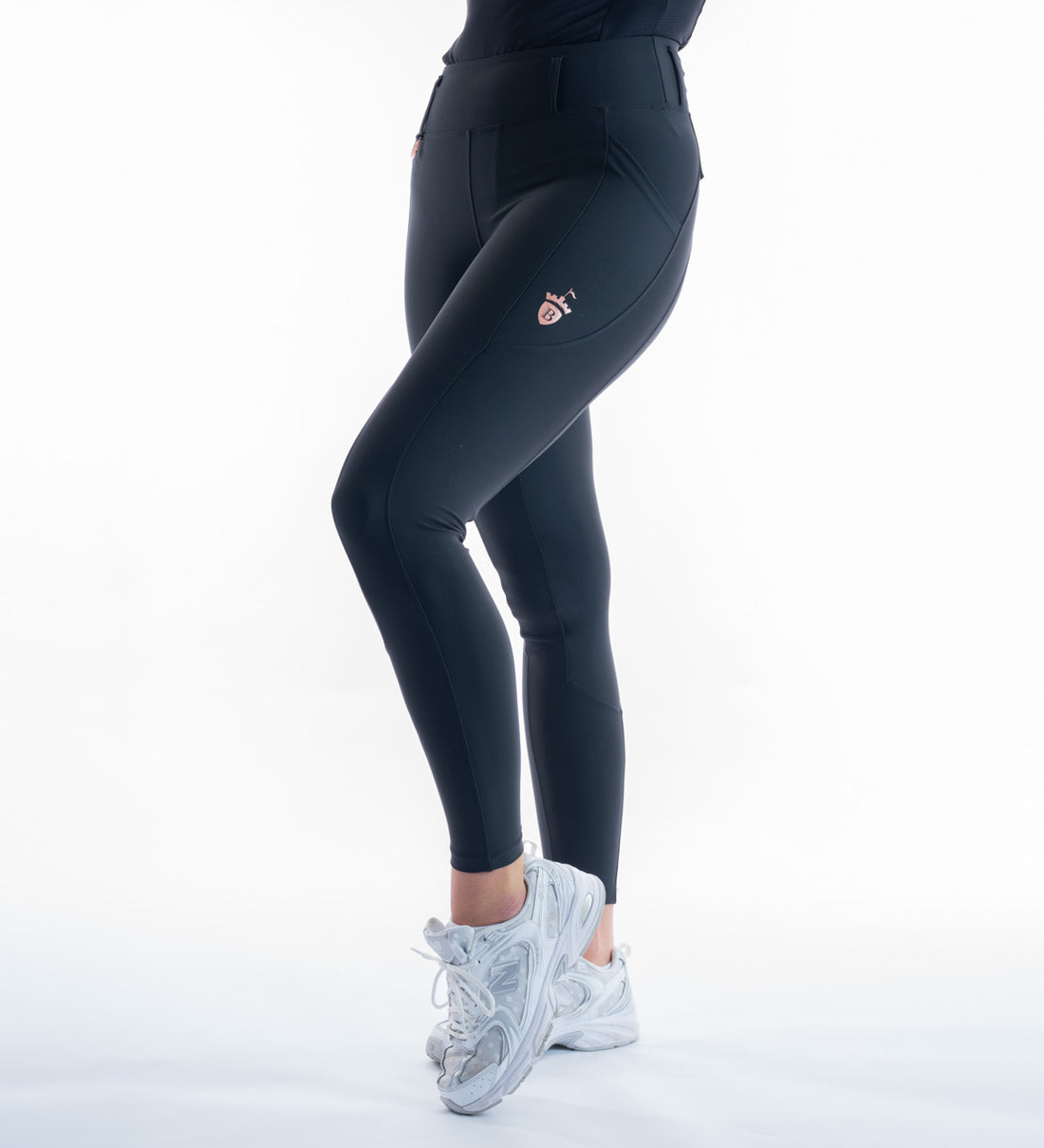 Black Non Silicone Riding Breggings
