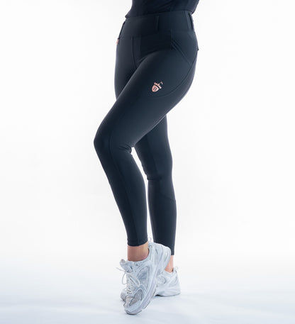 Black Non Silicone Riding Breggings