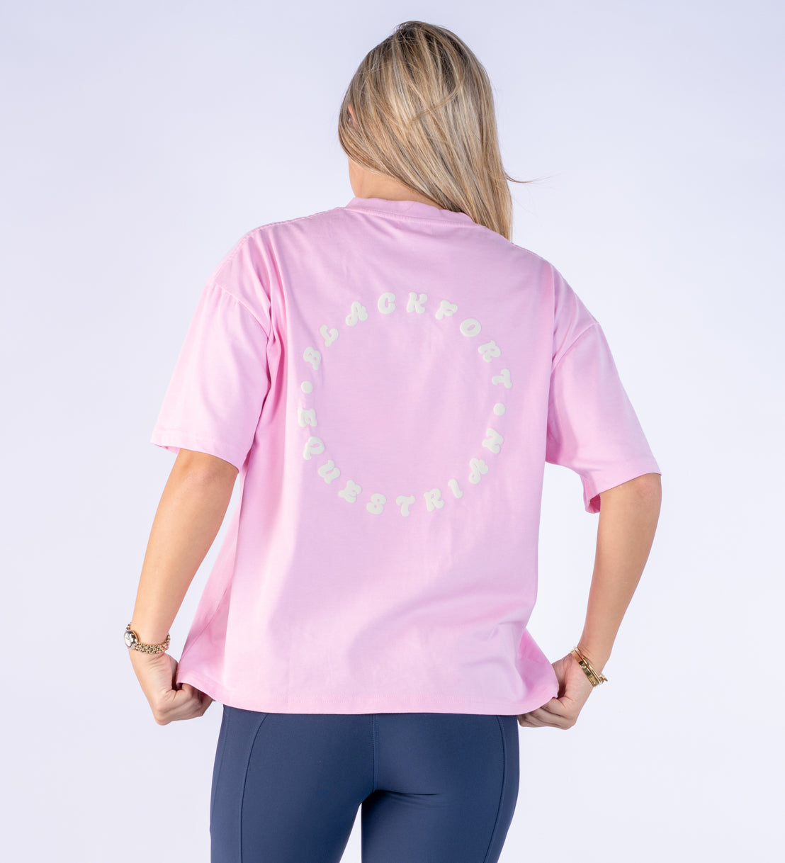 Pink Oversized T Shirt - Round the World