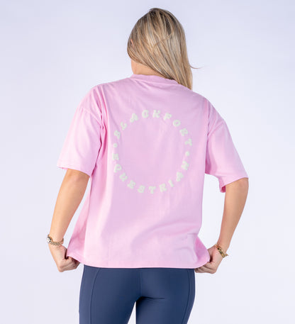 Pink Oversized T Shirt - Round the World
