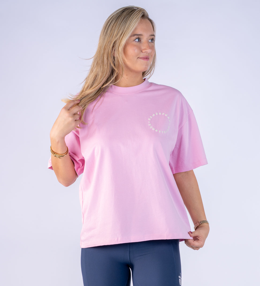 Pink Oversized T Shirt - Round the World