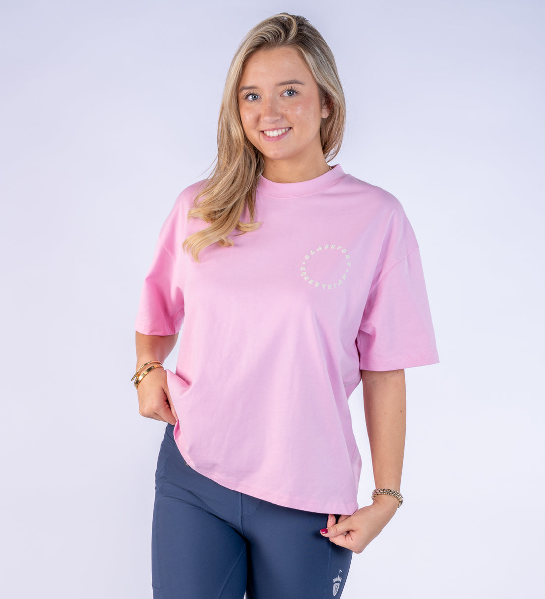 Pink Oversized T Shirt - Round the World