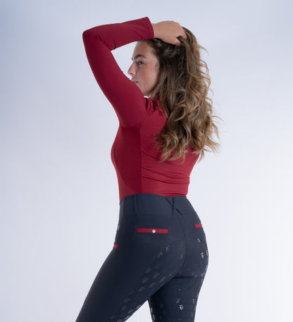 Pomegranate Cool Mesh Base Layer - Long Sleeve