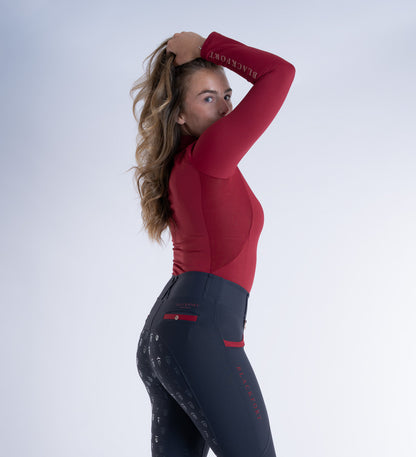 Pomegranate Cool Mesh Base Layer - Long Sleeve
