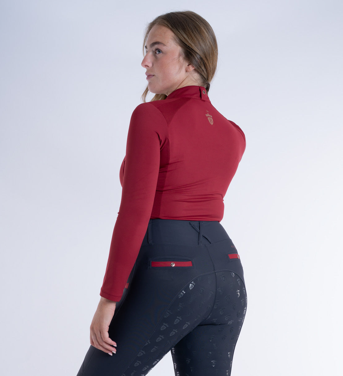 Pomegranate Cool Mesh Base Layer - Long Sleeve