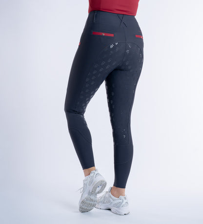 Grey / Pomegranate Training Tights 3.0