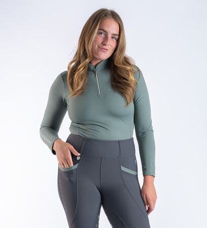 Sage Cool Mesh Base Layer - Long Sleeve AW25